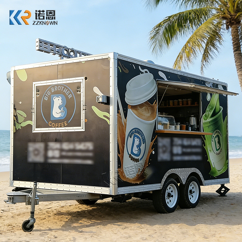 Coffee Equipment Hamburg - Mobiele koffievoedselaanhangwagen Drank Catering Truck Commerciële