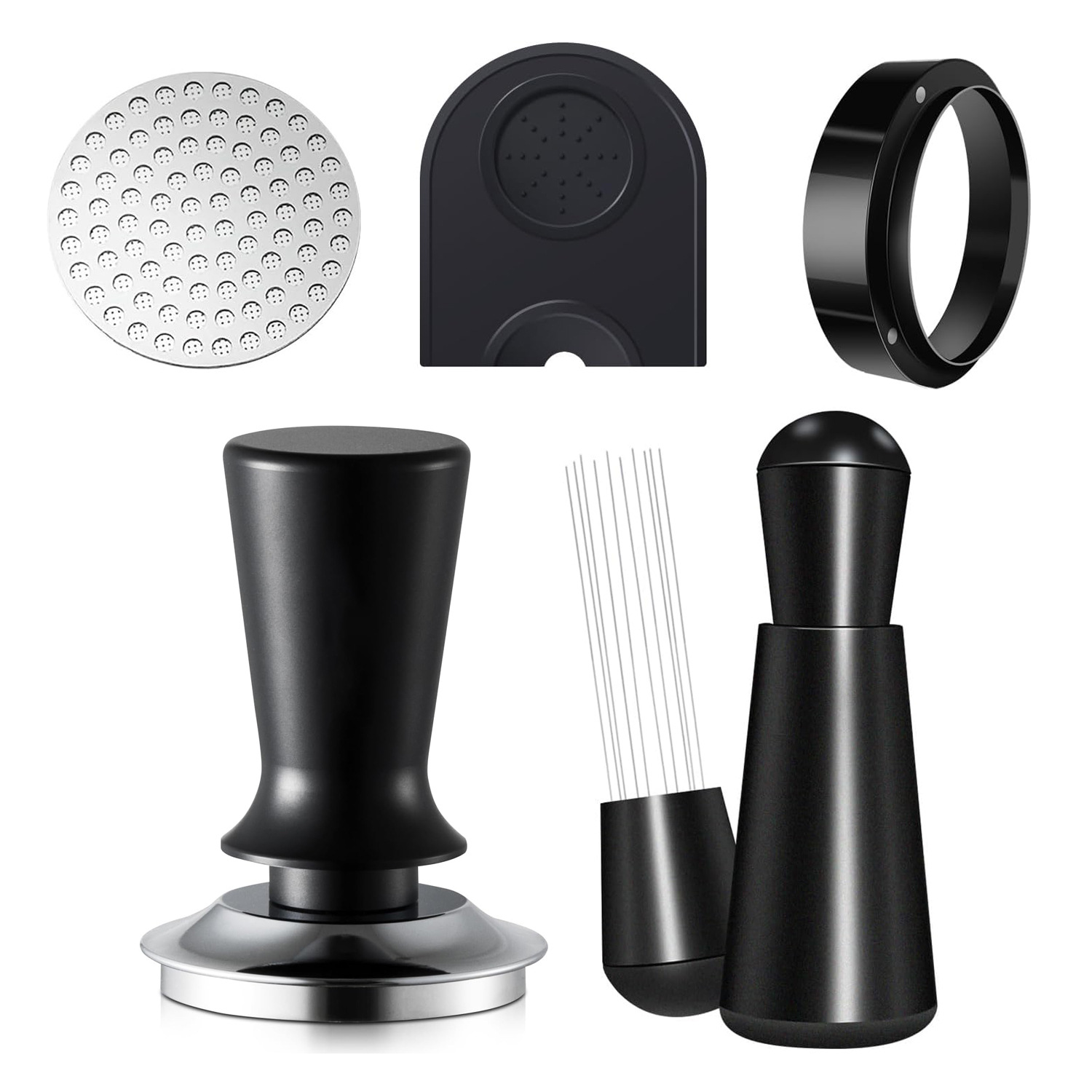 Espresso Tamper Set - Koffie Accessoires Kit 51MM 53MM 58MM