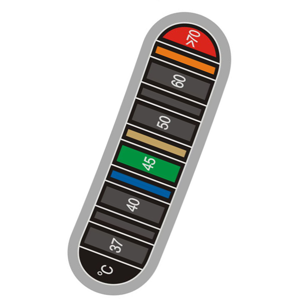 Temperature Strip Thermometer - 10 stuks zelfklevende waterfles thermometers strips