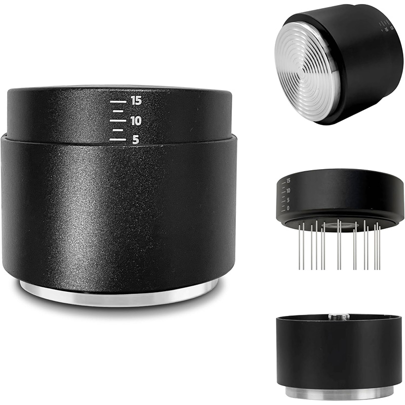 Espresso Tamper Set - OANKR 2-in-1 koffiesabotage met espresso WDT-tool,