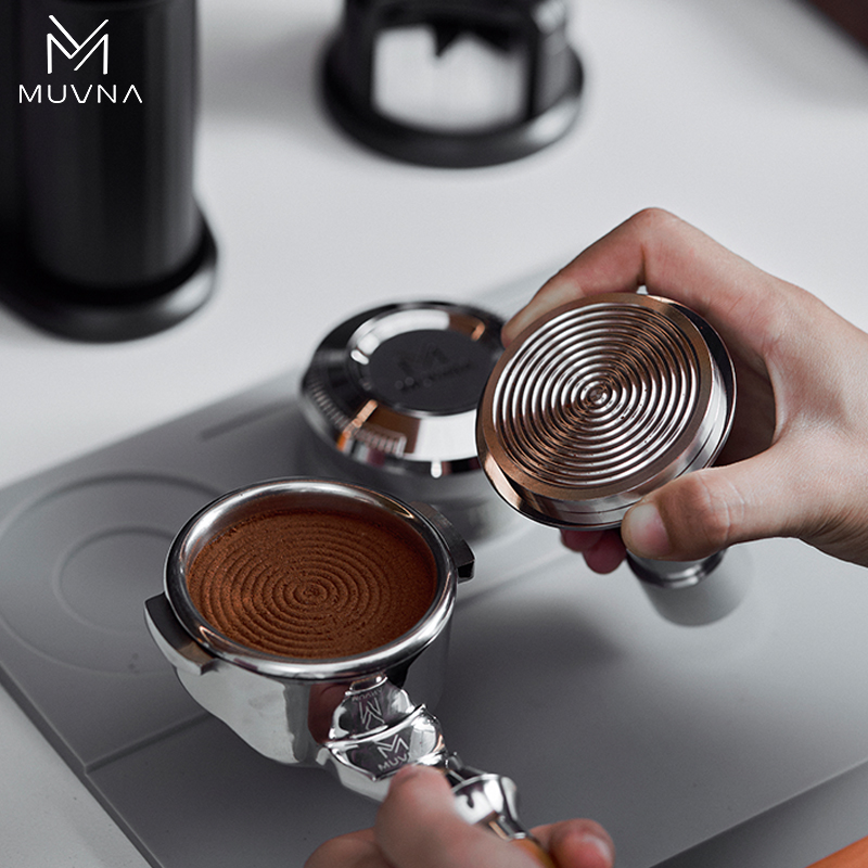 Espresso Tamper Set - MUVNA TITAN Koffiedistributeur & 30LBS Click