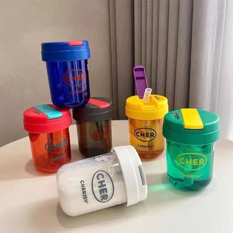 Coffee Equipment And Tools - Mini draagbare outdoor sportwaterfles met rietje,