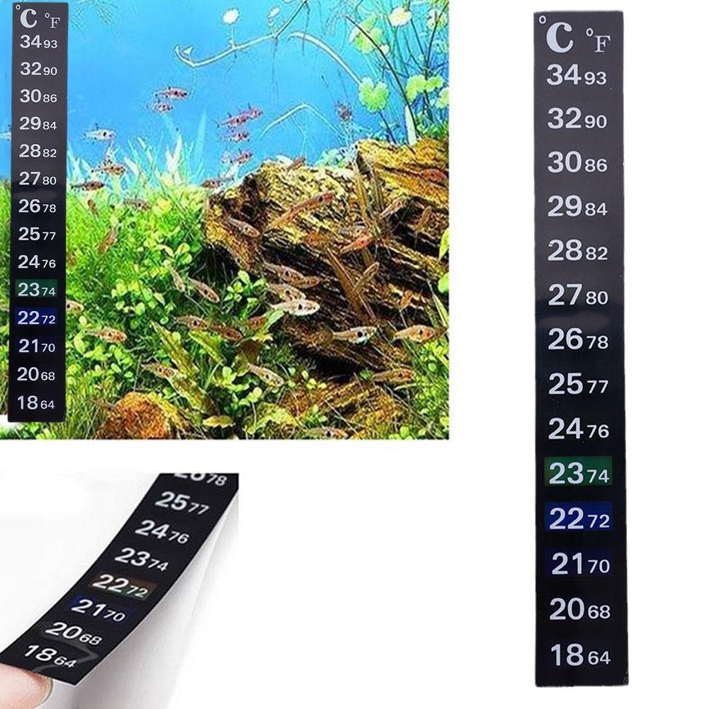 Temperature Strip Thermometer - Digitale Aquarium Thuis Stick-on Thermometer Aquarium