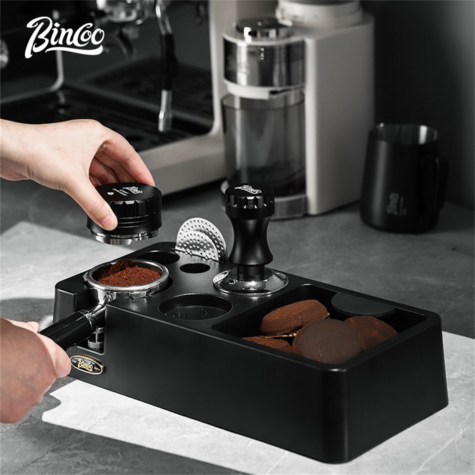 Bincoo Koffie Distributeur 51/ - Espresso Tamper Set recensie en prijs