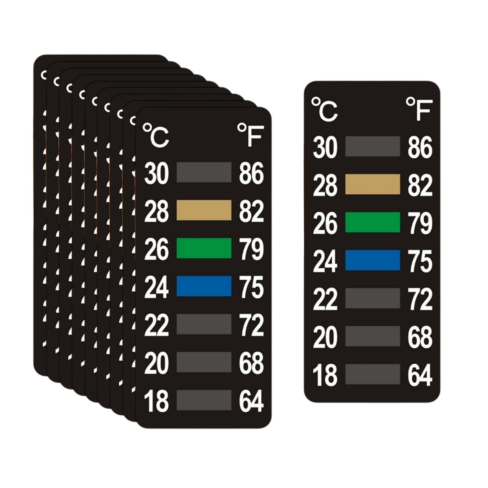 10 stuks temperatuurstrips tem - Temperature Strip Thermometer recensie en prijs