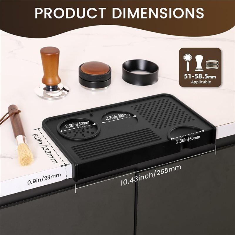 B17B Espresso Tampmat en Koffi - Espresso Tamper Set recensie en prijs
