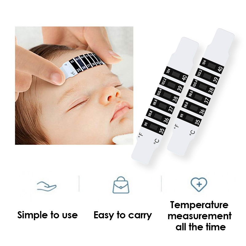 5 stks Kind Voorhoofd Temperat - Temperature Strip Thermometer recensie en prijs
