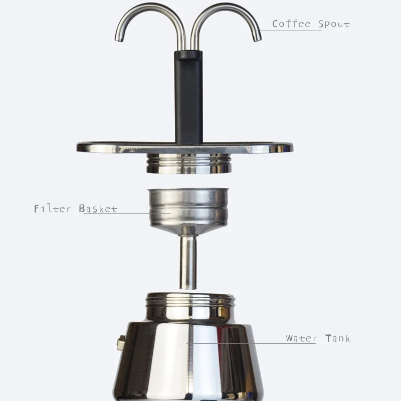 200Ml Mini Moka Pot Dubbele Bu - Coffee Equipment Tools recensie en prijs