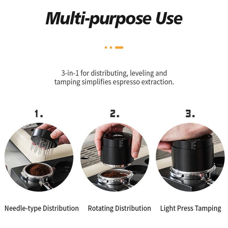 OANKR 2-in-1 koffiesabotage me - Espresso Tamper Set recensie en prijs