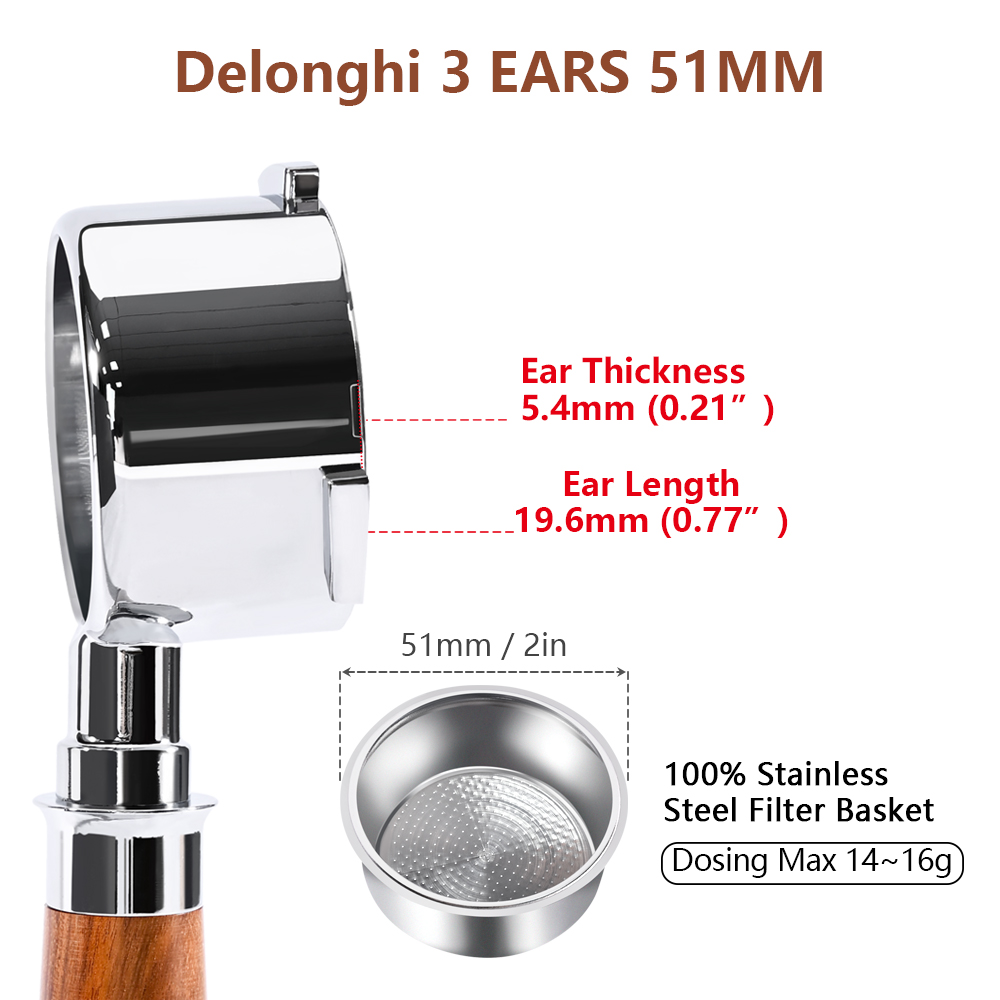 51mm Koffie Bodemloze Filterho - Coffee Equipment Tools recensie en prijs