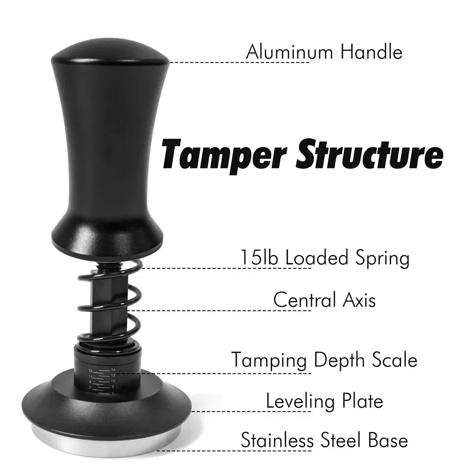 51mm 53mm 58mm Espresso Sabota - Espresso Tamper Set recensie en prijs
