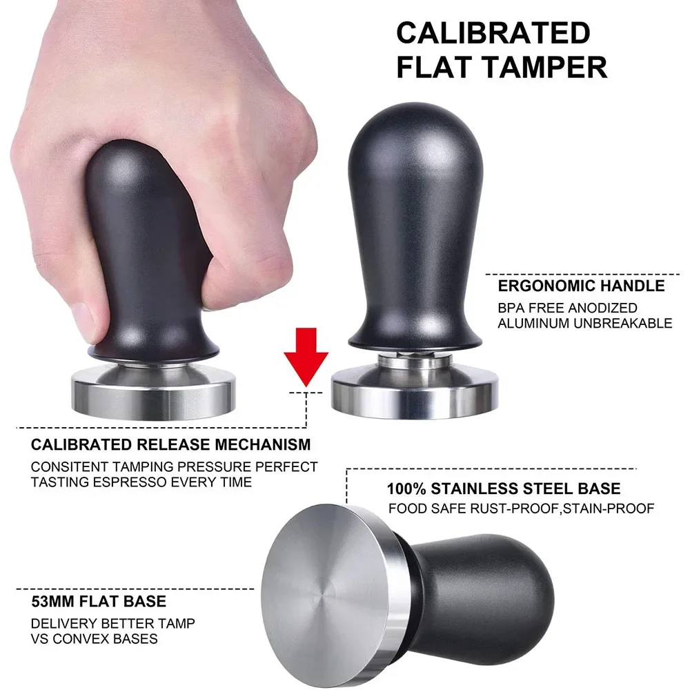 Gekalibreerde espressokoffiest - Espresso Tamper Set recensie en prijs