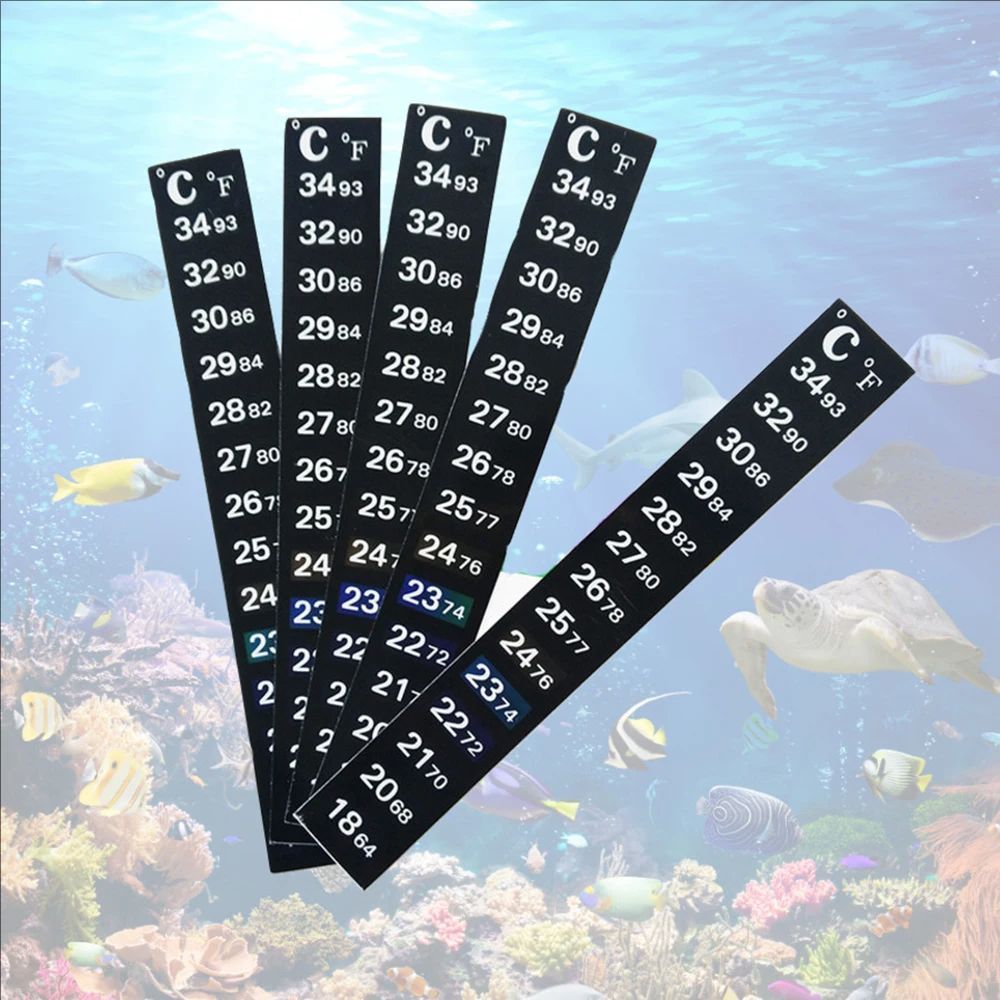 5 Stuks/10 Stuks Aquarium Fish - Temperature Strip Thermometer recensie en prijs