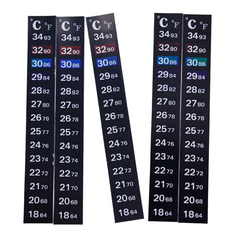 1/2/3/5 stks/partij Kleurveran - Temperature Strip Thermometer recensie en prijs