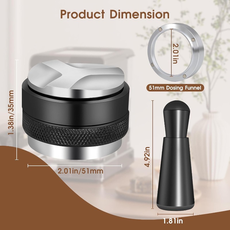 51/53/58mm 5-delige Espresso S - Espresso Tamper Set recensie en prijs