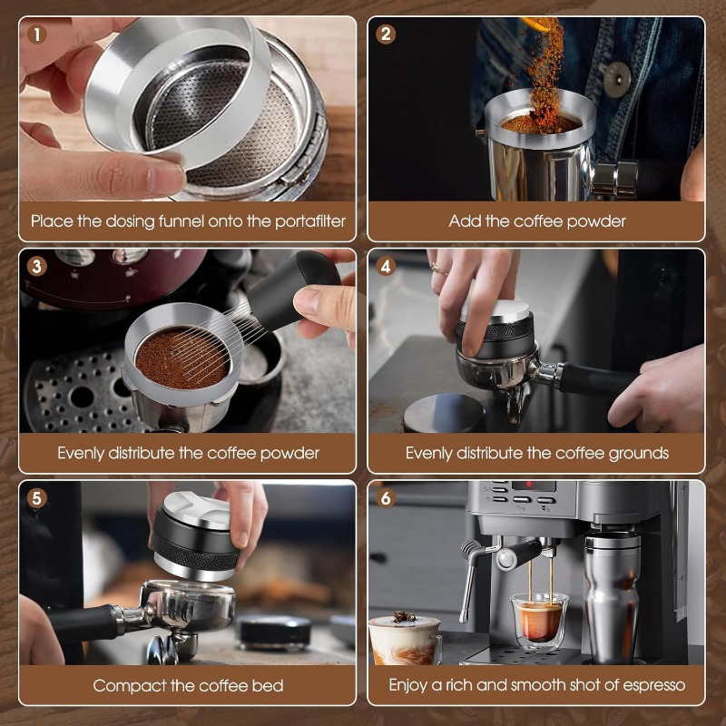 51/53/58mm 5-delige Espresso S - Espresso Tamper Set recensie en prijs