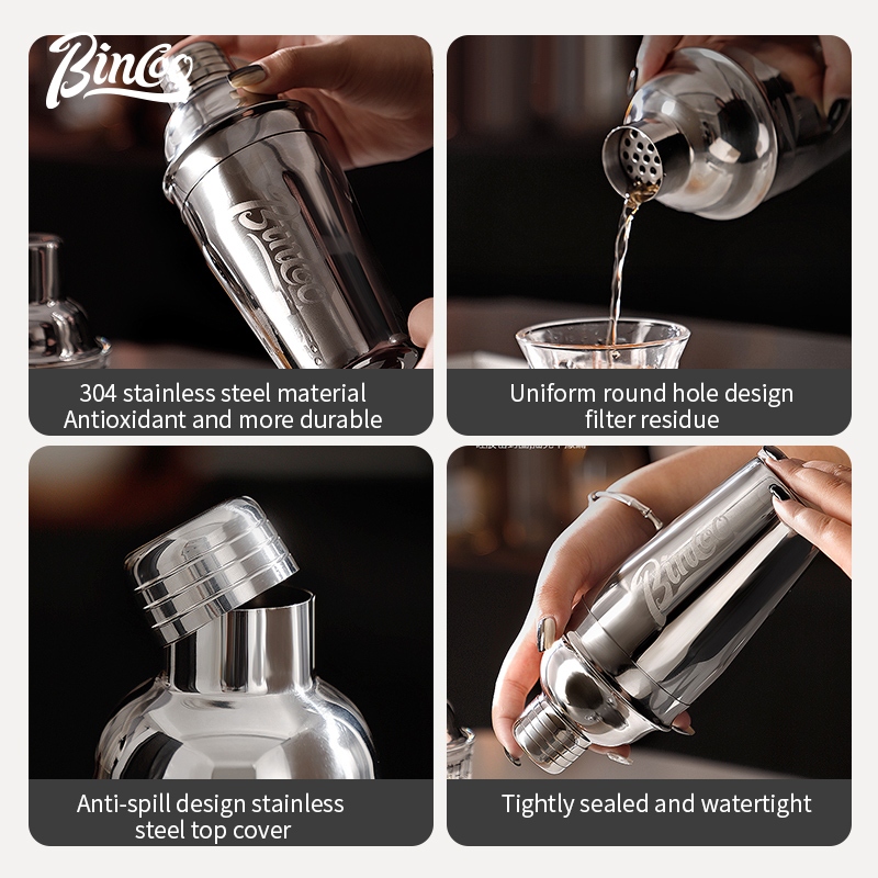 BINCOO RVS Shaker Set Koffie & - Coffee Equipment And Tools recensie en prijs