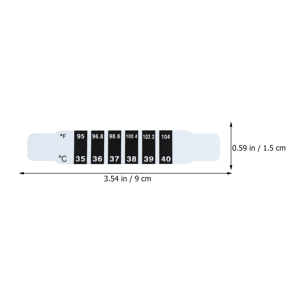 10 stuks koortstemperatuurstic - Temperature Strip Thermometer recensie en prijs
