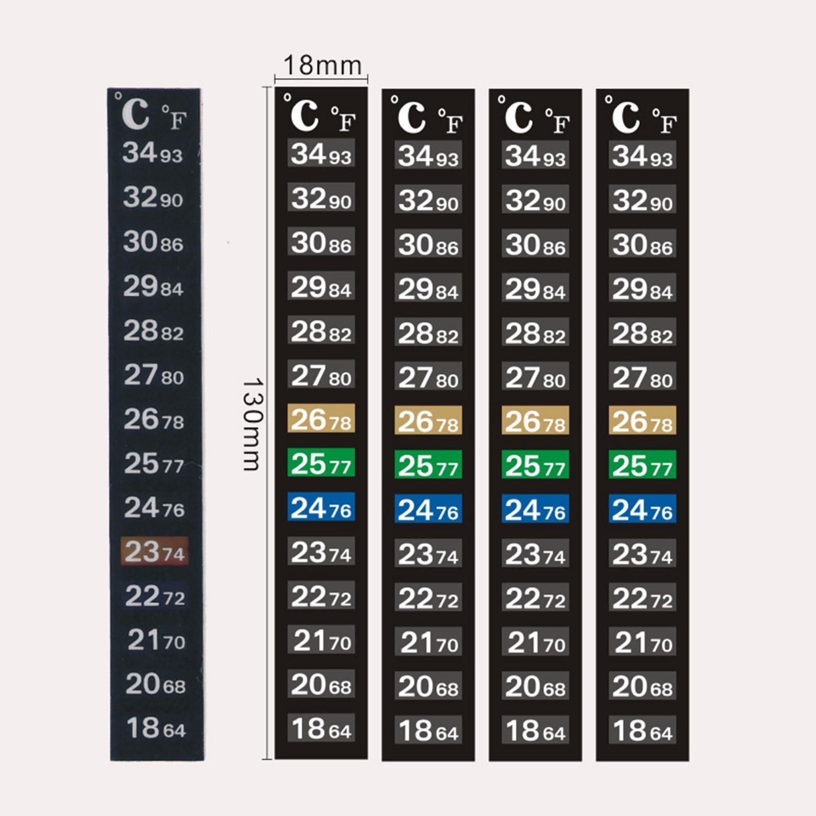 Aquariumthermometerstrip Tempe - Temperature Strip Thermometer recensie en prijs