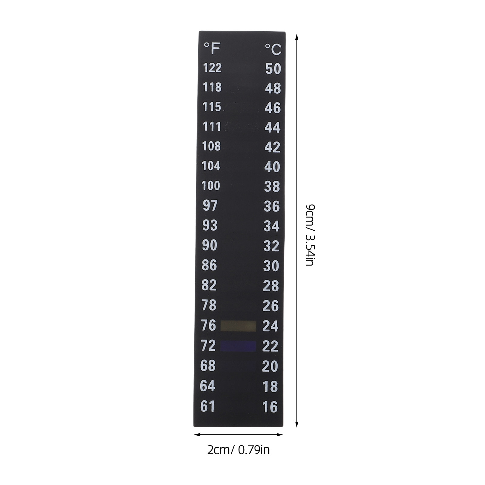 10 stuks aquariumwaterstrips f - Temperature Strip Thermometer recensie en prijs