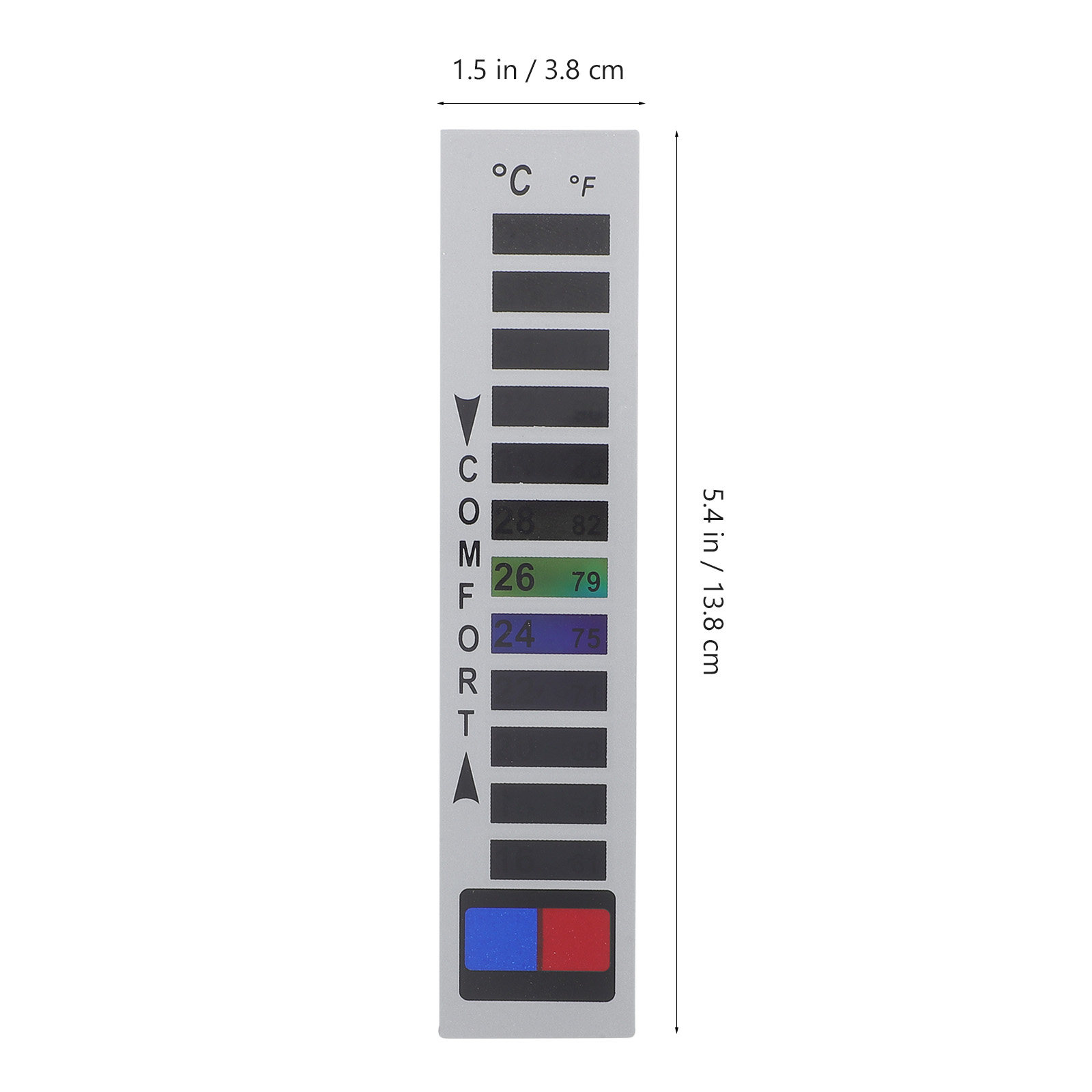 10 stuks stickers vloeistoftem - Temperature Strip Thermometer recensie en prijs