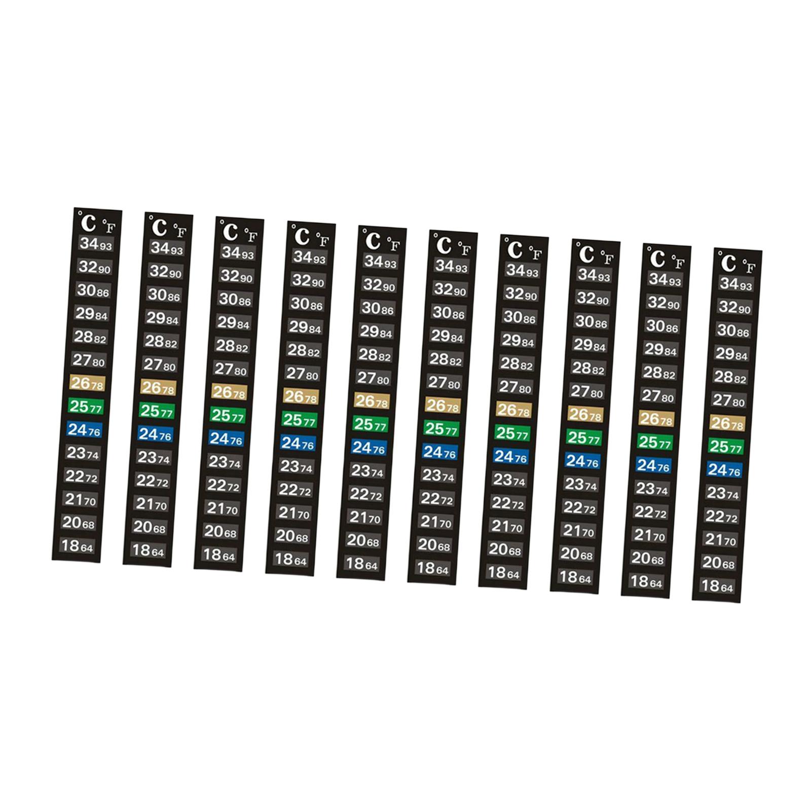Aquariumtemperatuurteststrips  - Temperature Strip Thermometer recensie en prijs