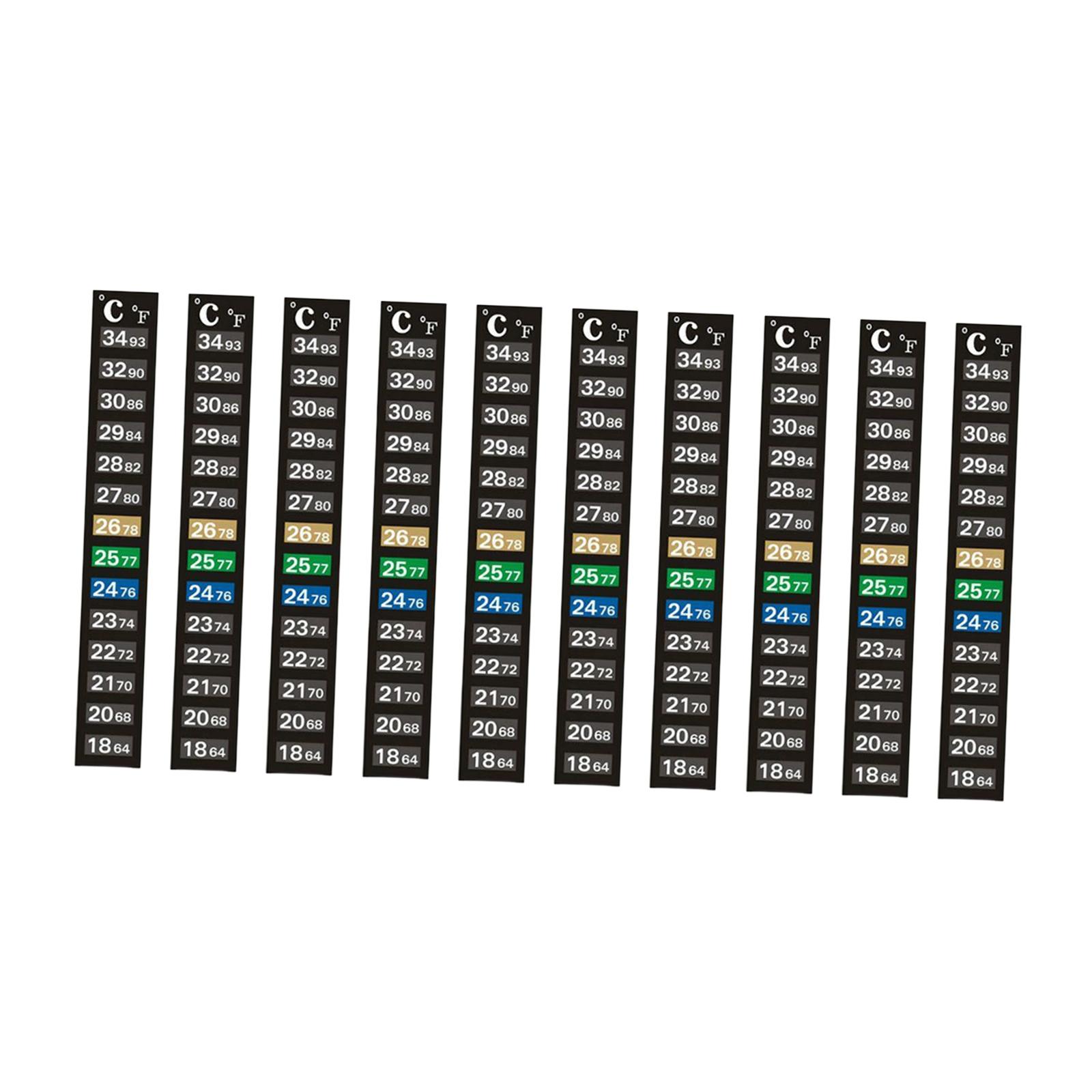 Aquariumtemperatuurteststrips  - Temperature Strip Thermometer recensie en prijs