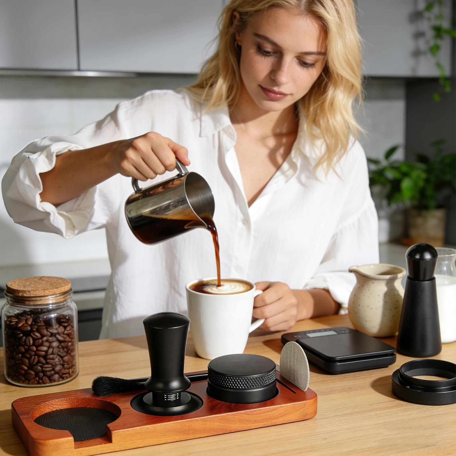 7-delige Espresso Accessoirese - Espresso Tamper Set recensie en prijs