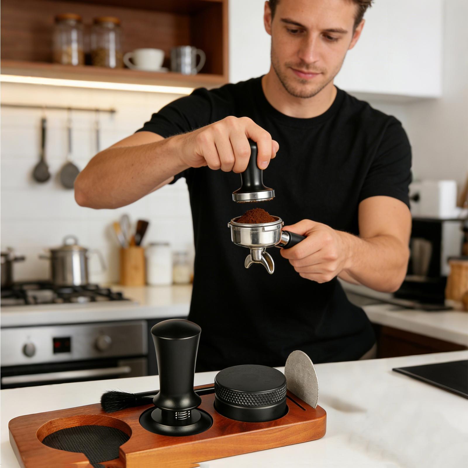7-delige Espresso Accessoirese - Espresso Tamper Set recensie en prijs